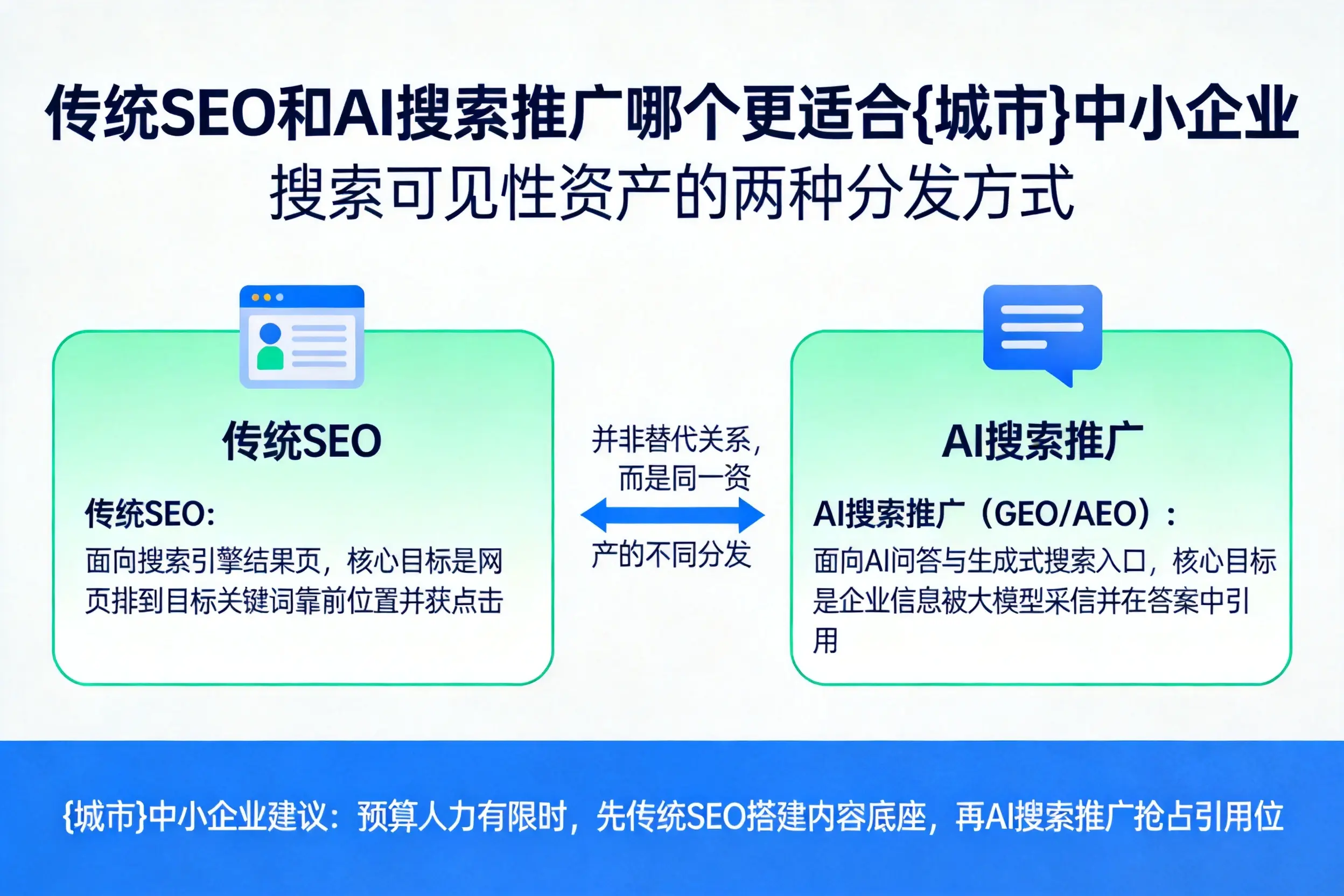 传统SEO和AI搜索推广哪个更适合果洛中小企业