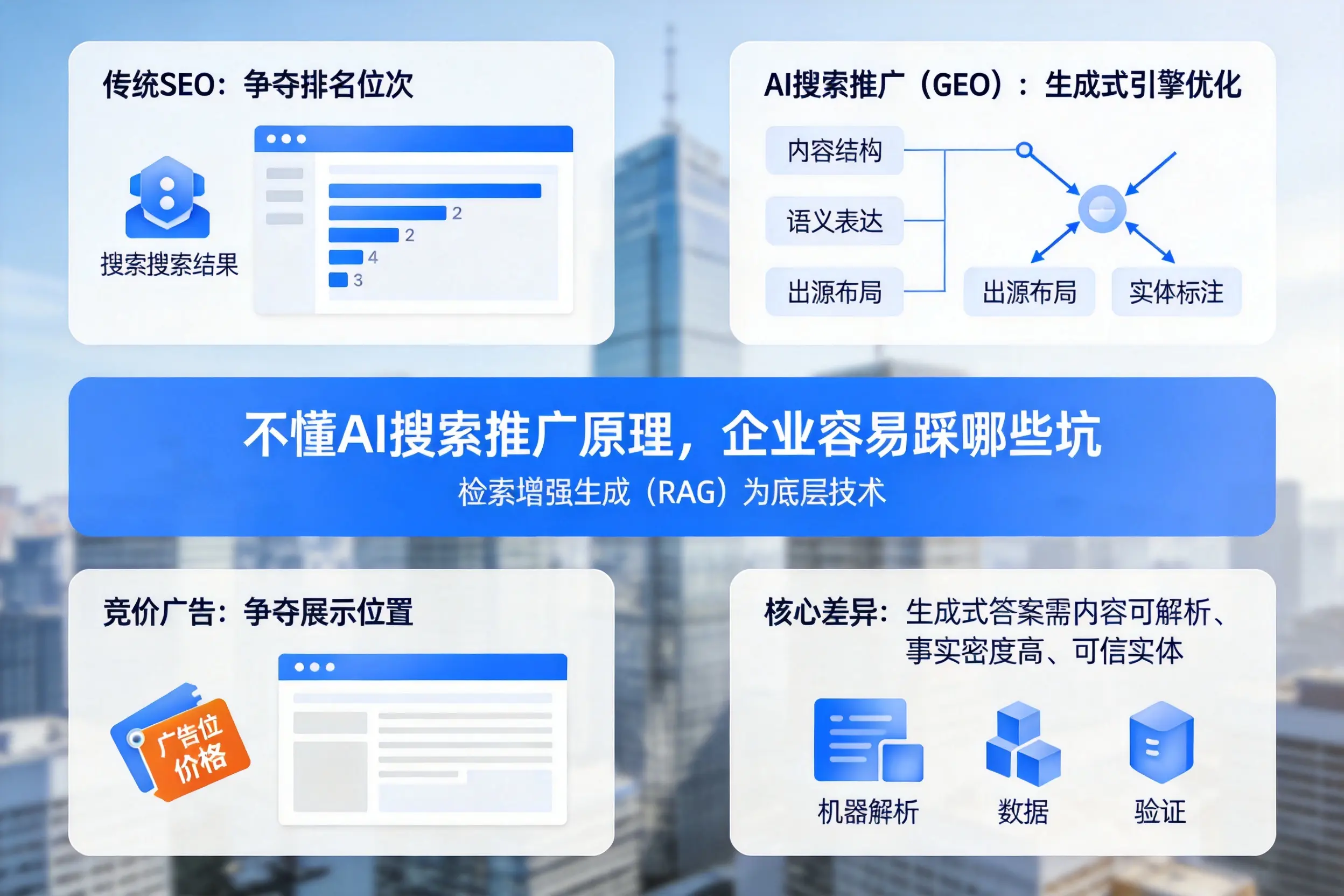 不懂AI搜索推广原理，果洛企业容易踩哪些坑
