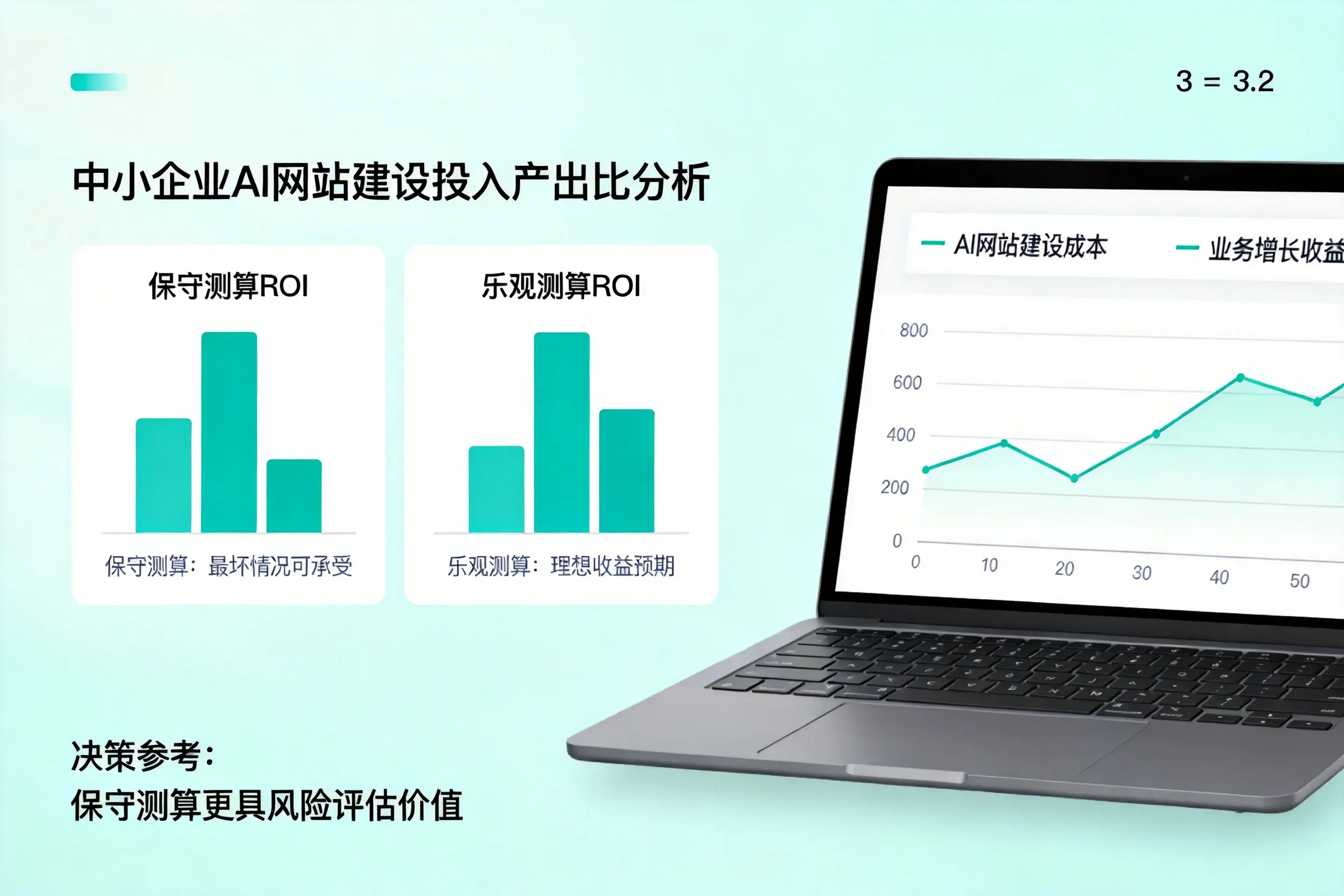 果洛中小企业AI网站建设投入产出比怎么算？先看这份分析