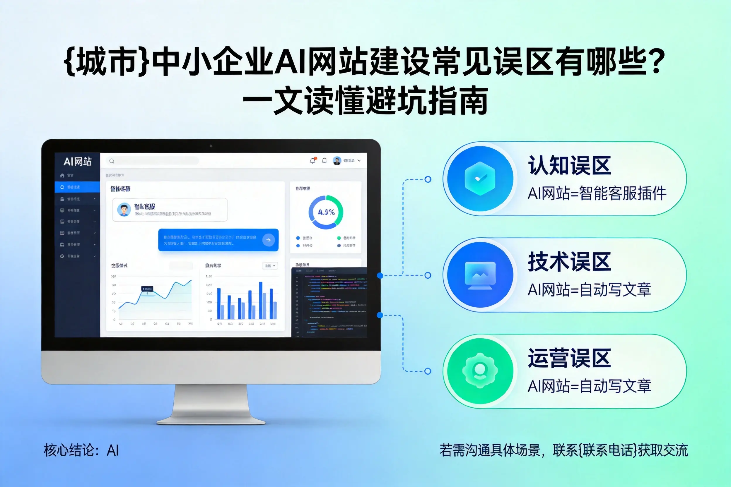 果洛中小企业AI网站建设常见误区有哪些？一文读懂避坑指南