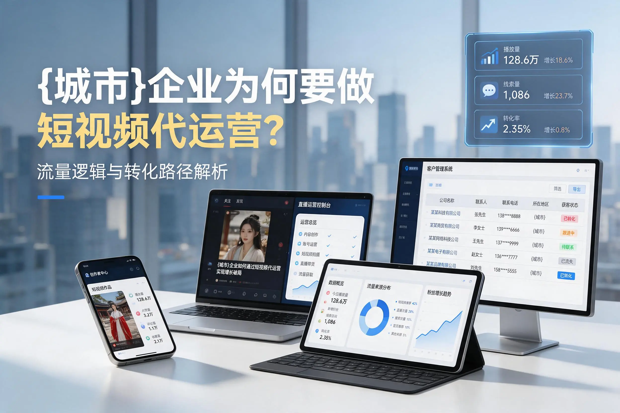 果洛企业为何要做短视频代运营？流量逻辑与转化路径解析