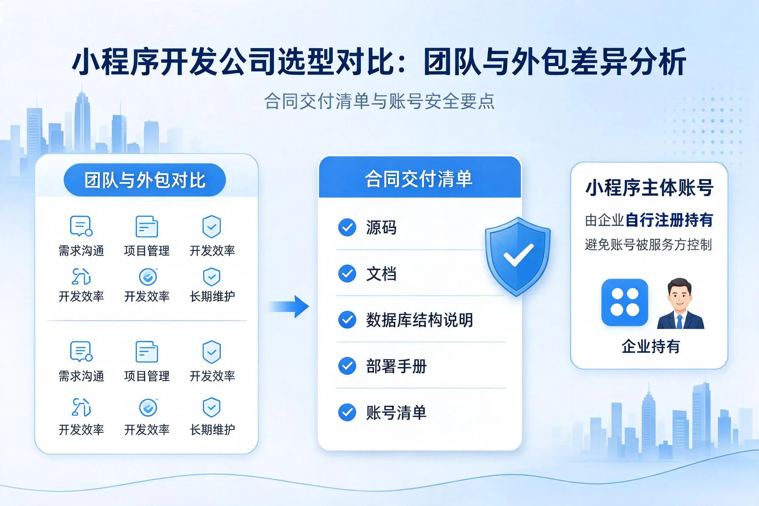果洛小程序开发公司选型对比：团队与外包差异分析