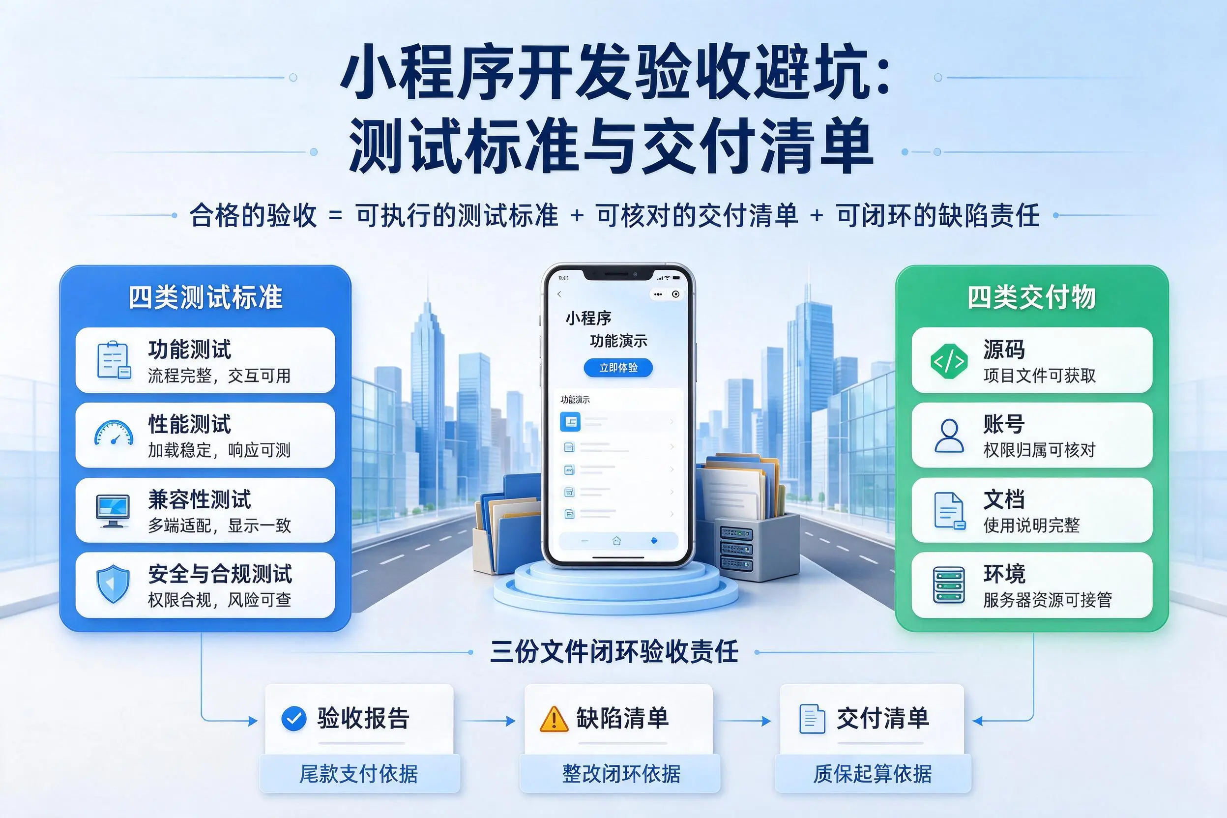 果洛小程序开发验收避坑：测试标准与交付清单