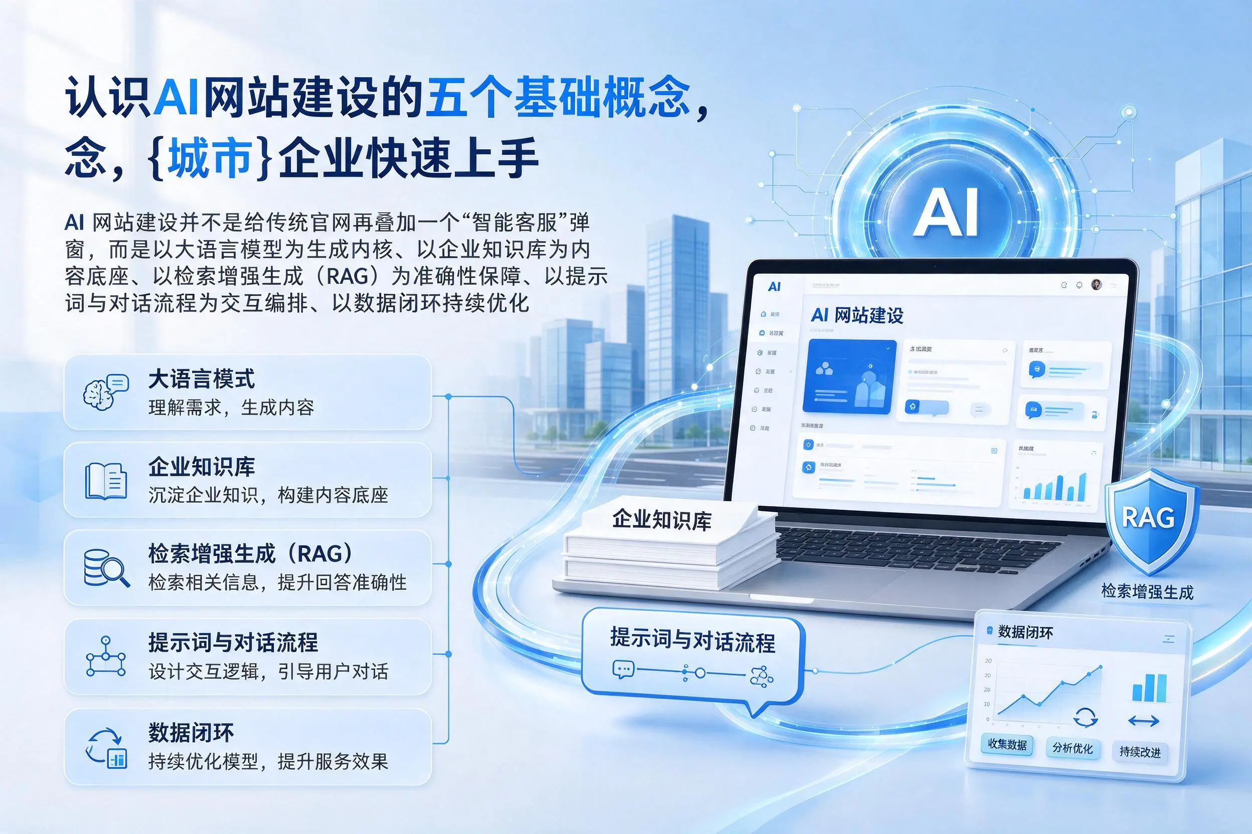 认识AI网站建设的五个基础概念，果洛企业快速上手