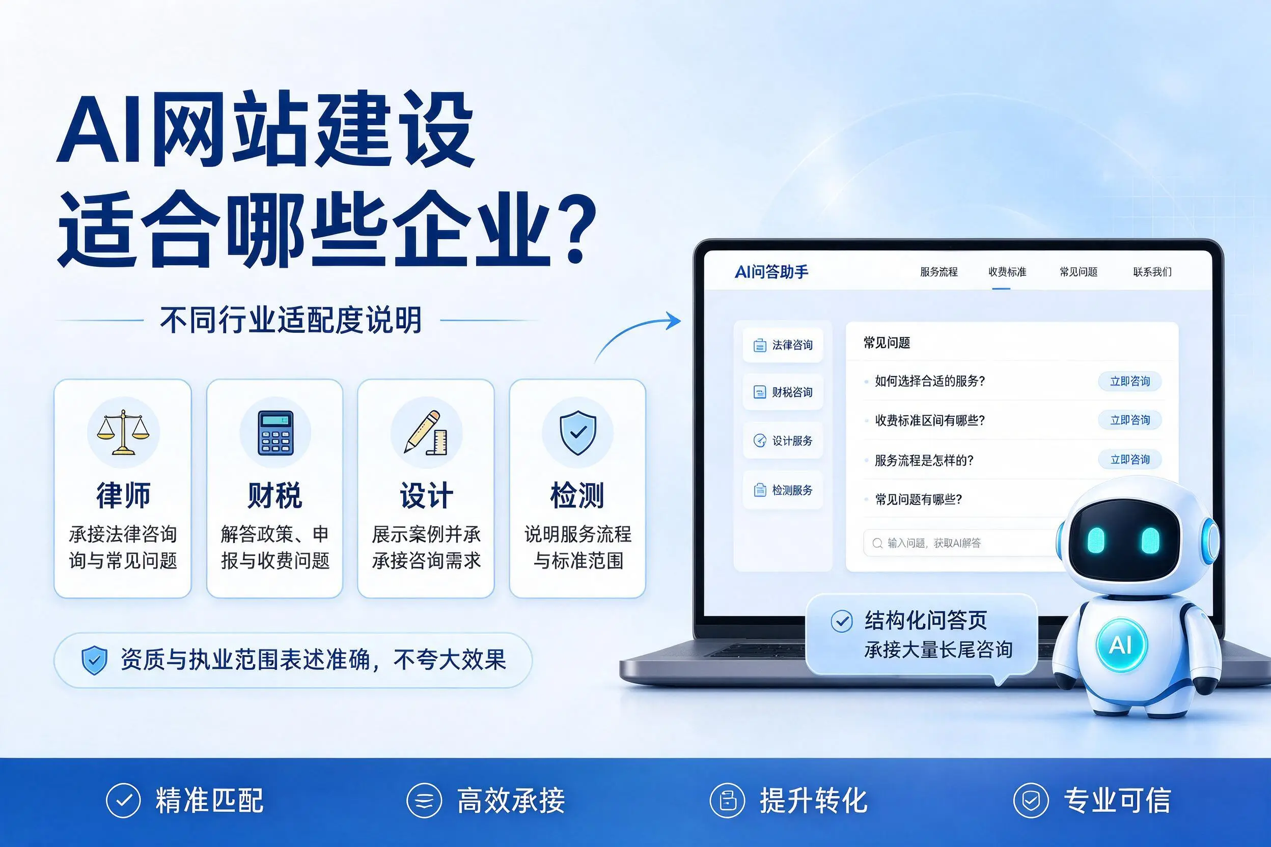 AI网站建设适合哪些企业?果洛不同行业适配度说明